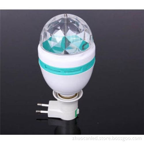 Disco LED magic ball RGB rotating lampNew